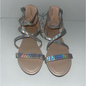 NWT - Silver Children’s Place Sandals
